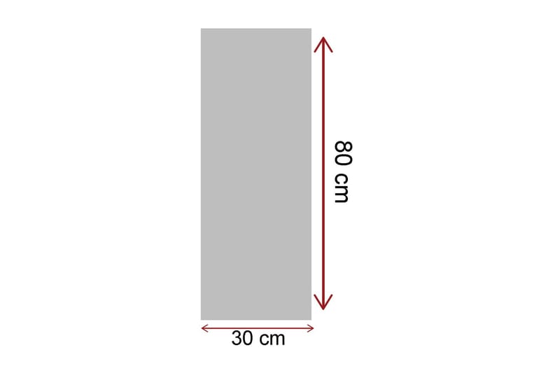 Lerretsbilde 30x80 cm - Livlig byscene med folk som går under paraplyer i regnet - Rød / Gul / Grå - Interiør - Maleri & posters - Lerretsbilder