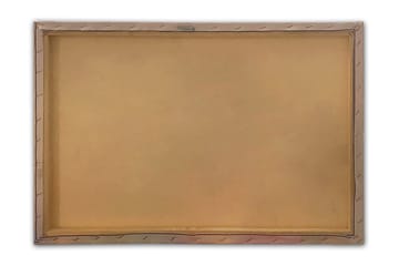 Lerretsbilde 70x100 cm - Portrett av en kvinne med et mystisk og intenst blikk - Mørk blå / Beige / Hvit - Interiør - Maleri & posters - Lerretsbilder