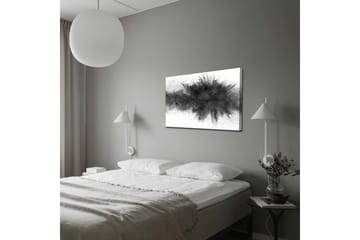 Lerretsbilde - Abstrakt eksplosjon av svart blekk - Svart / Grå - Interiør - Maleri & posters - Lerretsbilder