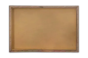 Lerretsbilde - Vakker kystby i skumringen med båter i havnen - Blå / Oransje / Grønn - Interiør - Maleri & posters - Lerretsbilder