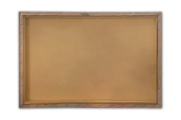 Lerretsbilde - Vakker kystby i skumringen med båter i havnen - Blå / Oransje / Grønn - Interiør - Maleri & posters - Lerretsbilder