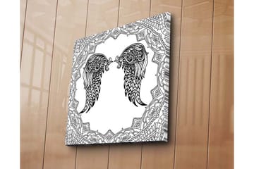 Male-Selv Dekorativ Canvasbilde - Flerfarget - Interi�ør - Maleri & posters - Lerretsbilder
