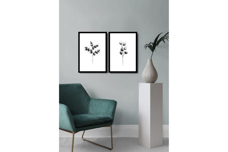 MDF-bilde Dekorativ 2 Deler - Flerfarget - Interiør - Maleri & posters - Lerretsbilder