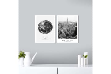 MDF-bilde Dekorativ 2 Deler - Flerfarget - Interiør - Maleri & posters - Lerretsbilder