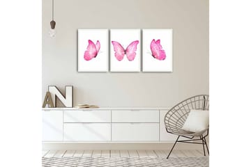 MDF-bilde Dekorativ 3 Deler - Flerfarget - Interiør - Maleri & posters - Lerretsbilder