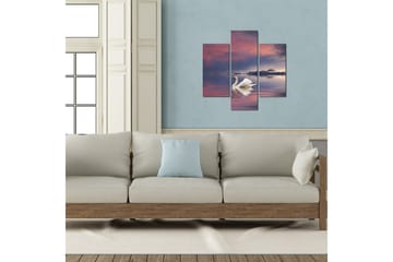 MDF-bilde Dekorativ 3 Deler - Flerfarget - Interiør - Maleri & posters - Lerretsbilder