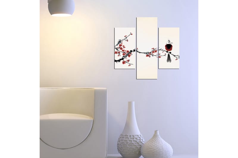 MDF-bilde Dekorativ 3 Deler - Flerfarget - Interiør - Maleri & posters - Lerretsbilder