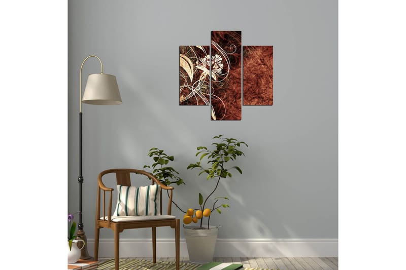 MDF-bilde Dekorativ 3 Deler - Flerfarget - Interiør - Maleri & posters - Lerretsbilder