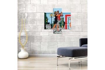MDF-bilde Dekorativ 3 Deler - Flerfarget - Interiør - Maleri & posters - Lerretsbilder