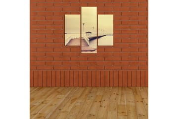 MDF-bilde Dekorativ 3 Deler - Flerfarget - Interiør - Maleri & posters - Lerretsbilder