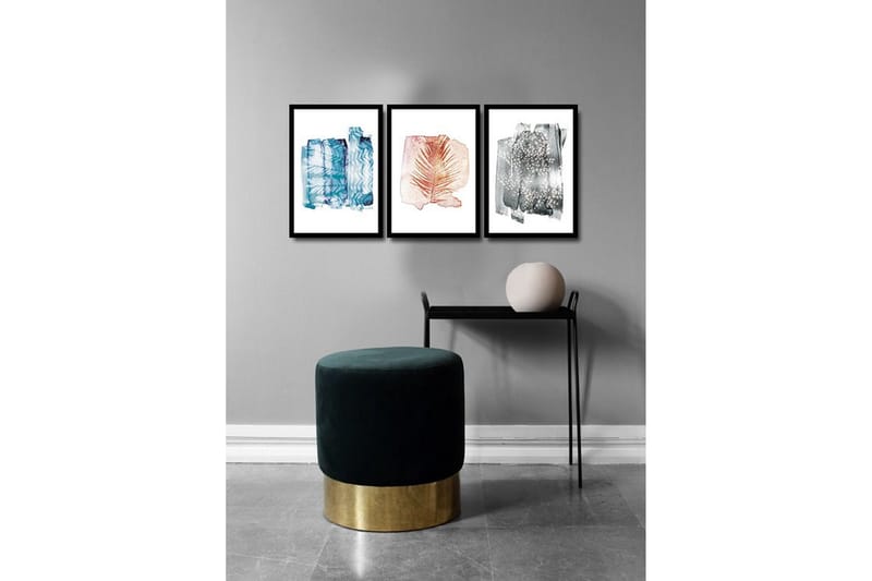 MDF-bilde Dekorativ 3 Deler - Flerfarget - Interiør - Maleri & posters - Lerretsbilder