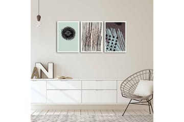 MDF-bilde Dekorativ 3 Deler - Flerfarget - Interiør - Maleri & posters - Lerretsbilder