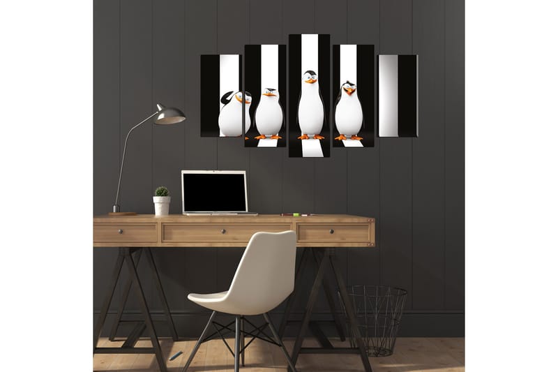 MDF-bilde Dekorativ 5 Deler - Flerfarget - Interiør - Maleri & posters - Lerretsbilder