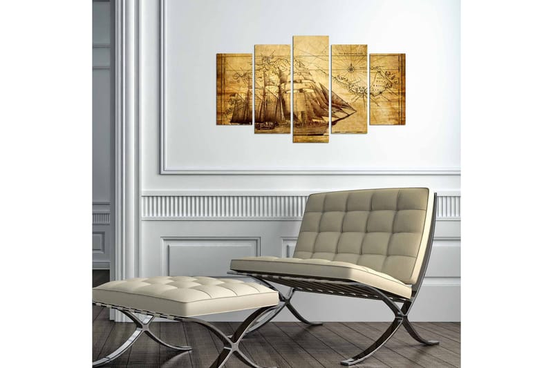 MDF-bilde Dekorativ 5 Deler - Flerfarget - Interiør - Maleri & posters - Lerretsbilder