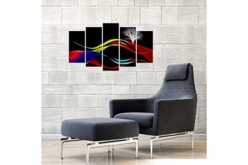MDF-bilde Dekorativ 5 Deler - Flerfarget - Interiør - Maleri & posters - Lerretsbilder