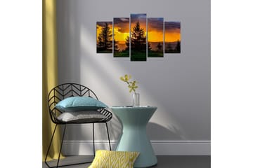 MDF-bilde Dekorativ 5 Deler - Flerfarget - Interiør - Maleri & posters - Lerretsbilder