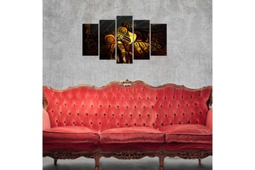MDF-bilde Dekorativ 5 Deler - Flerfarget - Interiør - Maleri & posters - Lerretsbilder