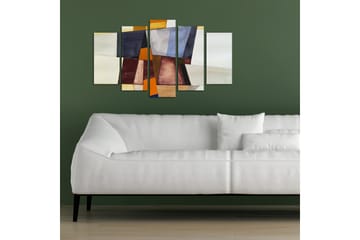 MDF-bilde Dekorativ 5 Deler - Flerfarget - Interiør - Maleri & posters - Lerretsbilder