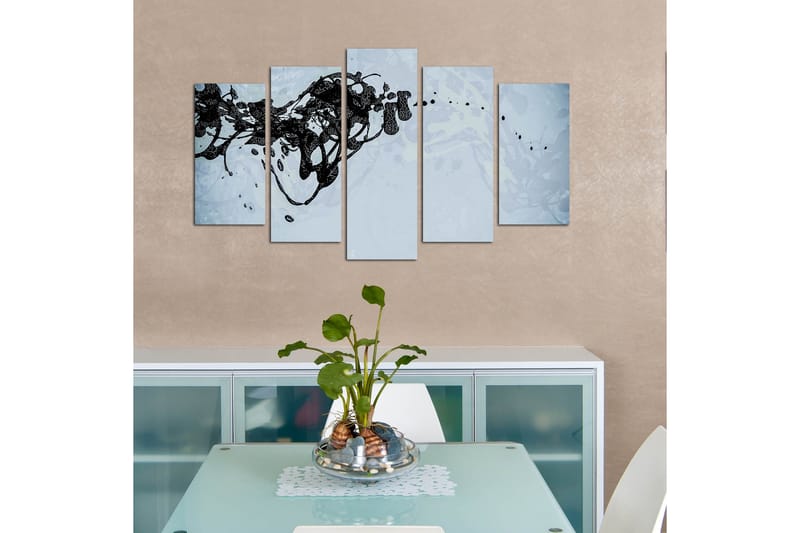 MDF-bilde Dekorativ 5 Deler - Flerfarget - Interiør - Maleri & posters - Lerretsbilder