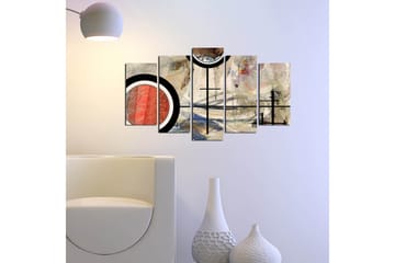 MDF-bilde Dekorativ 5 Deler - Flerfarget - Interiør - Maleri & posters - Lerretsbilder