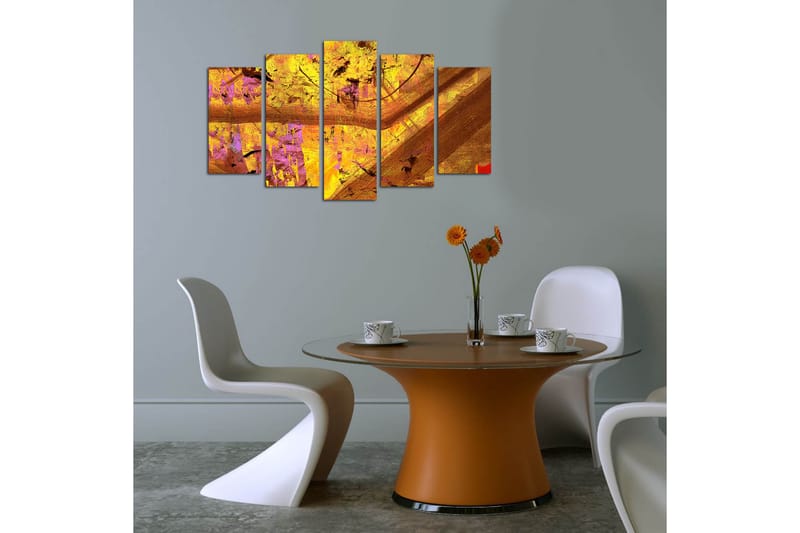 MDF-bilde Dekorativ 5 Deler - Flerfarget - Interiør - Maleri & posters - Lerretsbilder
