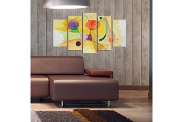 MDF-bilde Dekorativ 5 Deler - Flerfarget - Interiør - Maleri & posters - Lerretsbilder
