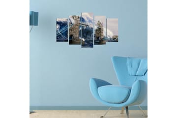 MDF-bilde Dekorativ 5 Deler - Flerfarget - Interiør - Maleri & posters - Lerretsbilder