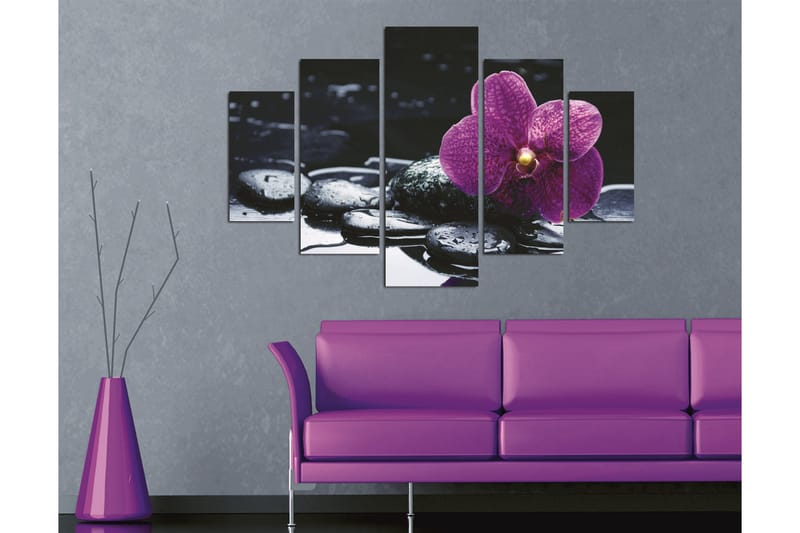 MDF-bilde Dekorativ 5 Deler - Flerfarget - Interiør - Maleri & posters - Lerretsbilder