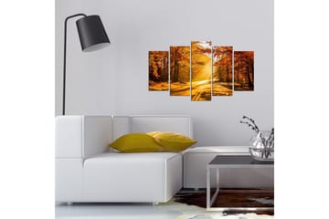 MDF-bilde Dekorativ 5 Deler - Flerfarget - Interiør - Maleri & posters - Lerretsbilder