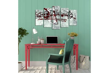 MDF-bilde Dekorativ 5 Deler - Flerfarget - Interiør - Maleri & posters - Lerretsbilder