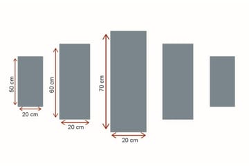 Stort lerretsbilde i 5 deler 105x70 cm - Portrett av en kvinne med uttrykksfulle øyne - Mørk blå / Oransje / Grå - Interiør - Maleri & posters - Lerretsbilder