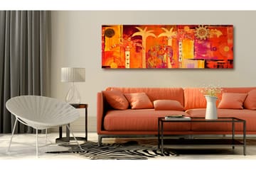 Tavla African Collage VALUE_MISSING_3 120x40 - Interiør - Maleri & posters - Lerretsbilder