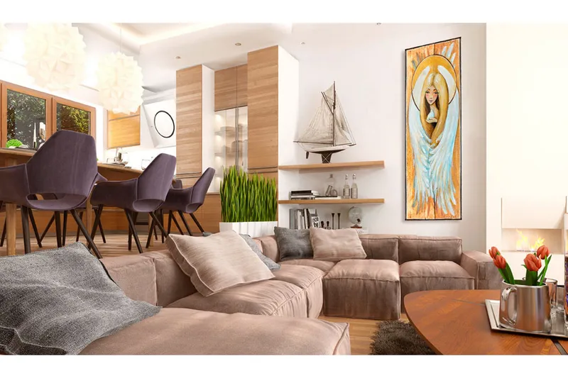 Tavla Angel of Peace 40x120