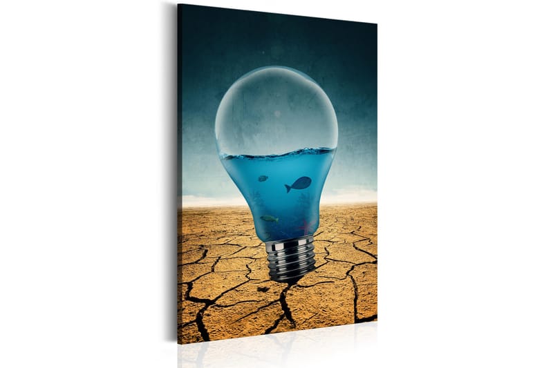 Tavla Aquarium of Ideas 40x60 - Interiør - Maleri & posters - Lerretsbilder