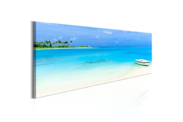 Tavla Azure Paradise 135x45 - Interiør - Maleri & posters - Lerretsbilder