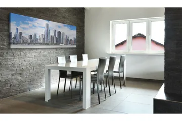 Tavla Big City Hopes 135x45 cm - Interiør - Maleri & posters - Lerretsbilder