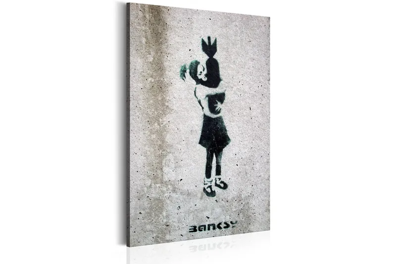 Tavla Bomb Hugger By Banksy VALUE_MISSING_3 80x120