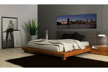 Tavla Brooklyn Bridge Panorama 135x45 cm - Interiør - Maleri & posters - Lerretsbilder
