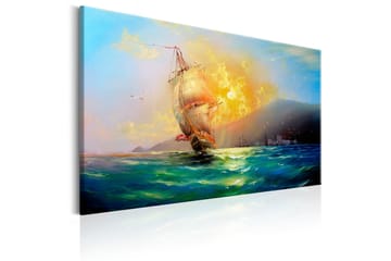Tavla Burning Sky 120x80 - Interiør - Maleri & posters - Lerretsbilder