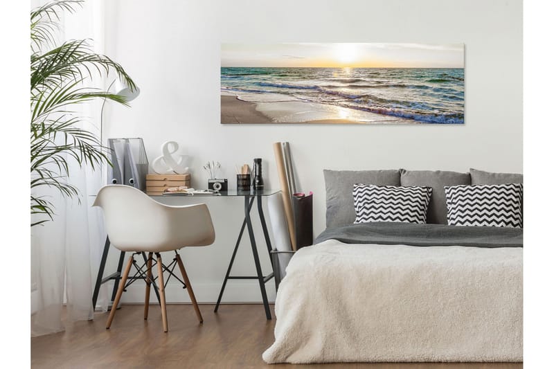 Tavla Calm Waves (1 Part) Narrow Grey 135x45