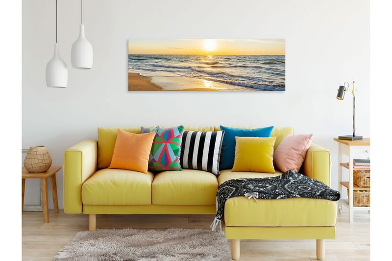 Tavla Calm Waves (1 Part) Narrow Golden 135x45