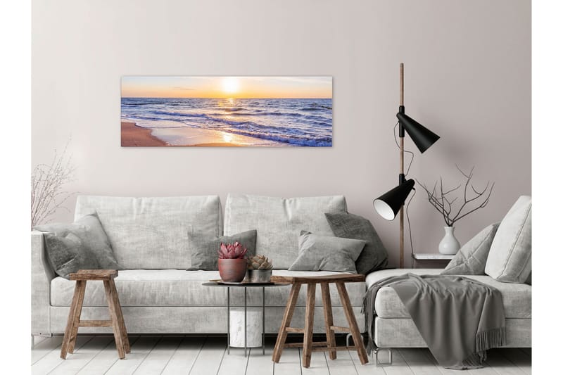 Tavla Calm Waves (1 Part) Narrow Brown 150x50