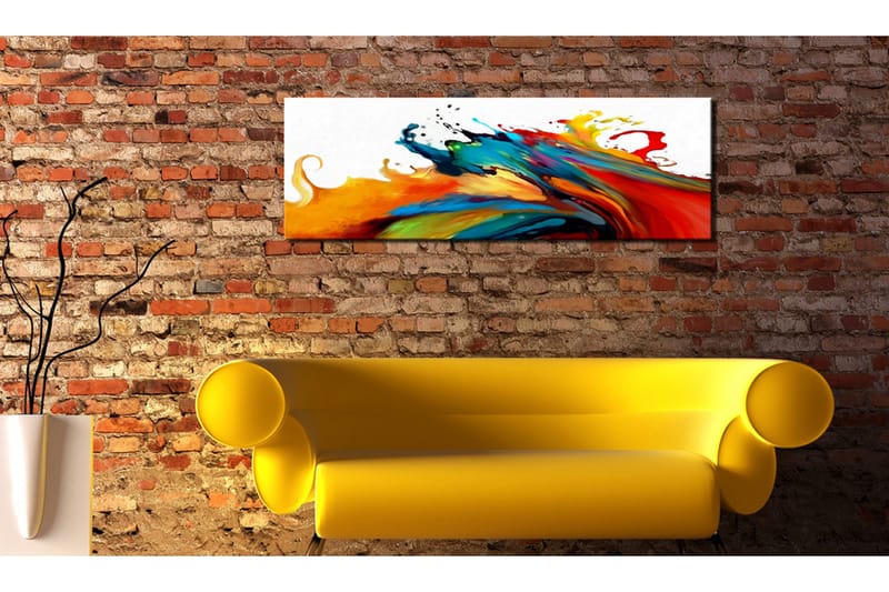 Tavla Colorful Storm 135x45 cm - Interiør - Maleri & posters - Lerretsbilder