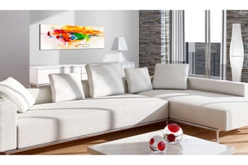Tavla Colors Celebration 135x45 cm - Interiør - Maleri & posters - Lerretsbilder