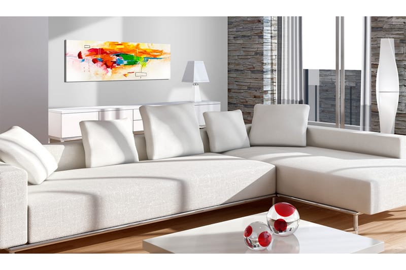 Tavla Colors Celebration 135x45 cm - Interiør - Maleri & posters - Lerretsbilder