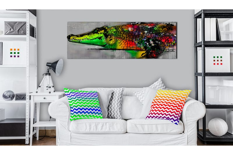 Tavla Colourful Beast VALUE_MISSING_2 135x45 - Interiør - Maleri & posters - Lerretsbilder