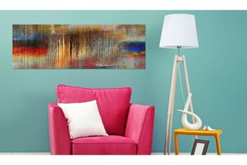 Tavla Colourful Rainstorm VALUE_MISSING_2 135x45 - Interiør - Maleri & posters - Lerretsbilder