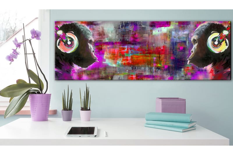 Tavla Colours Of Music VALUE_MISSING_3 120x40 - Interiør - Maleri & posters - Lerretsbilder