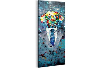 Tavla Dog in a Suit 40x120 - Interiør - Maleri & posters - Lerretsbilder