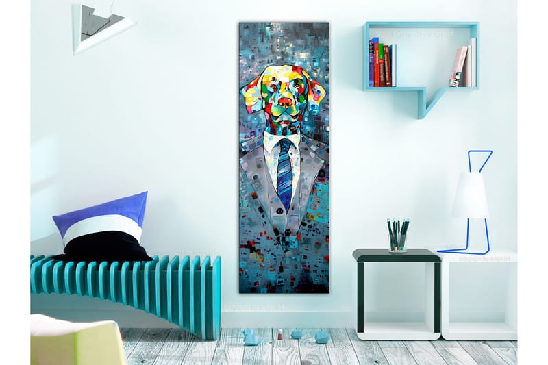 Tavla Dog in a Suit 45x135